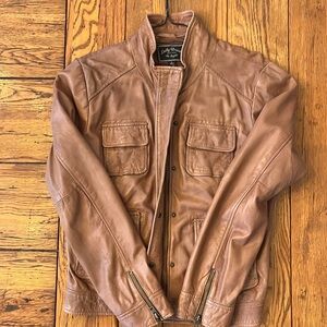 Lucky Brand Vegan Leather Jacket L